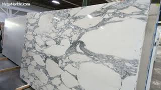 Arabescato Vagli Italian Marble Slab 34 Polished [upl. by Karlow]