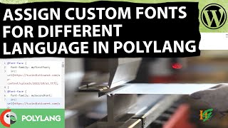 How to Assign Different Custom Fonts for Different Languages in Polylang WordPress [upl. by Home]