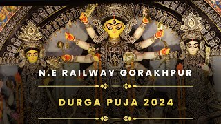 NE Railway Durga Puja 2024 Gorakhpur Mata Rani ka Agrman [upl. by Marcellus191]