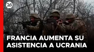 Francia fabricará armamento en Ucrania para la guerra [upl. by Reviel]