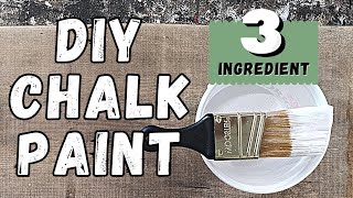 Easy DIY Chalk Paint in 3 Steps Furniture Walls Upcycle [upl. by Doroteya]