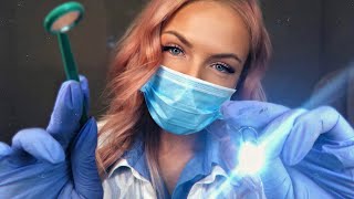 ASMR DENTIST EXAM amp TEETH CLEANING ROLEPLAY  Latex Gloves Inaudible Whispers Scratching [upl. by Tyree987]