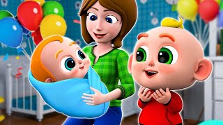 Meet Our Baby Brother👶🏻 New Baby Song  Pregnant Mom Care🤰 and More Nursery Rhymes amp Kids Songs [upl. by Regnij]