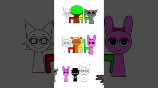 Sprunki Musical Chairs VS Hide and Seek  Incredibox  Sprunki Animation Meme shorts [upl. by Ayotol]