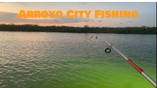 Fishing at Arroyo City Harlingen Tx  Saltwater Fishing FaZeFishingLava [upl. by Ziagos736]