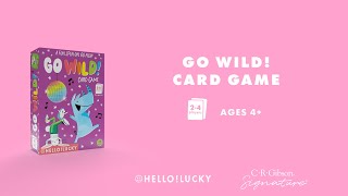 How to Play  Go Wild Card Game for Kids [upl. by Rosabel]