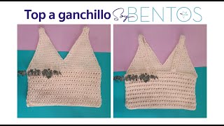 Top a ganchillo o crochet paso a paso fácil de hacer en español [upl. by Esinal124]