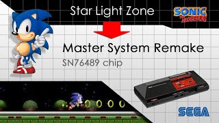 Sonic The Hedgehog Genesis  Star Light Zone Remake for Master System  NBXP 2019 [upl. by Annoiek]