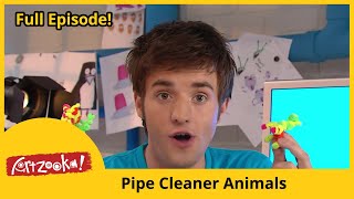 Artzooka  Windsock and Pipe Cleaner Animals Full Episode [upl. by Drice]