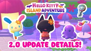 20 UPDATE DETAILS 🌈🤩 Hello Kitty Island Adventure  Usahana City Town Panya Colorful Key [upl. by Arinaid]