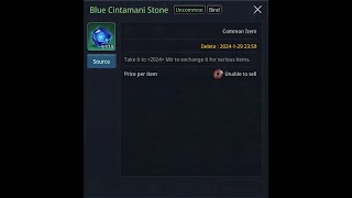 What to exchange from Blue Cintamani Stone Recommendation  Mir 2024 [upl. by Elletnwahs]