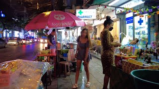 4K Thailand Travel 🇹🇭 Silom Area in Bangkok  Commercial amp Nightlife District [upl. by Juan980]