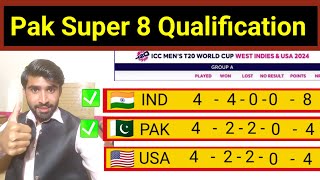 Pakistan Team Qualification In Super 8 Round Of T20 World Cup 2024  USA Eliminate India amp Pakistan [upl. by Pry453]