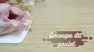 Comment découper un poulet cru technique [upl. by Tolecnal]