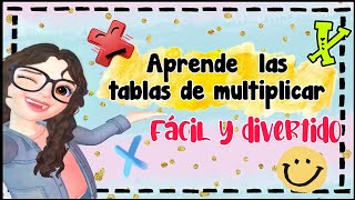 Cómo enseñar las tablas de multiplicar de forma fácil 😊 Rap de las tablas de multiplicar [upl. by Luahs]