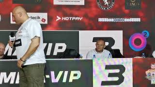 MMAVIP 3 POLSKI KEN VS WIKTORIA DOMŻALSKA FACE TO FACE NA II KONFERENCJI [upl. by Atsahc442]