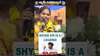 AP SI SELECTED OUR STUDENT INSPIRING WORDS shyaminstitute [upl. by Itsud]