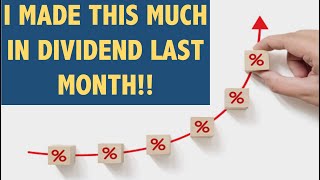 How Much I Make in Dividends Each Month [upl. by Wilonah]