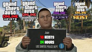 Can a Level 1 Complete EVERY Heist in 24 HOURS GTA Online [upl. by Janelle848]