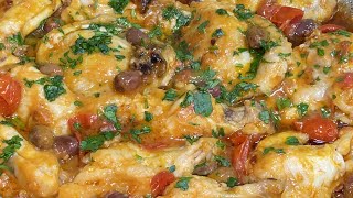 POLLO ALLE OLIVE IN PADELLA [upl. by Eedyaj749]