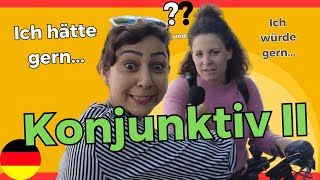 Mehr Beispiele mit dem Konjunktiv 2 🤣🤣🤣More examples with the subjunctive 2😍 [upl. by Analahs]