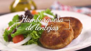 Hamburguesa de Lentejas Primor [upl. by Ecnarrot]