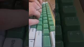 Thocky keyboard at the library [upl. by Nolyarg]