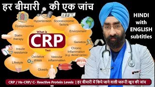 what is CRP Test  हर बीमारी का जरूरी टेस्ट  C Reactive Protein Explained  HsCRP  DrEducation [upl. by Cirnek141]