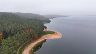 Fränkisches Seenland  Brombachsee  Foggy November morning scenery DJI Mavic 3 Pro 4K 60FPS [upl. by Pattison]