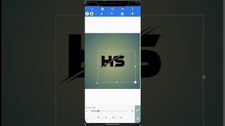 H S Logo Design  Pixellab Cute Editing shorts logoediting pixellabtutorial [upl. by Allerym]