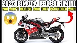 UNVEILED 2025 Bimota KB998 Rimini Kawasakis WSBK GameChanger [upl. by Sokram]