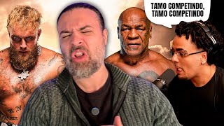 JAKE PAUL e MIKE TYSON  O soco é pá acerta memo [upl. by Zobias]