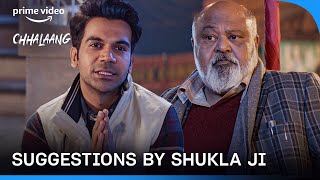 Random Suggestions By Shukla Ji  Chhalaang  Prime Video India [upl. by Bixby]