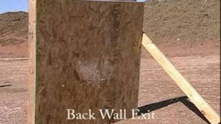 Ruger GP100 357 Magnum vs Back Indoor Wall [upl. by Eintirb]