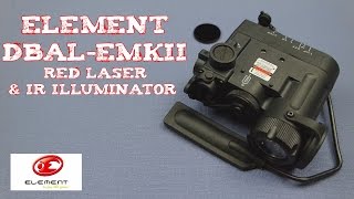 Review ELEMENT DBALEMKII D2 Red Laser with IR Illuminator [upl. by Eilitan123]