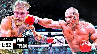 MIKE TYSON VS JAKE PAUL FULL FIGHT HIGHLIGHTS NETFLIX 2024 [upl. by Aerdnaid580]