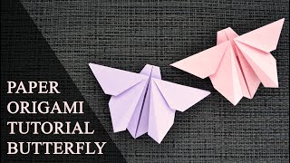 Paper BUTTERFLY Origami  Tutorial DIY by ColorMania [upl. by Htezil677]