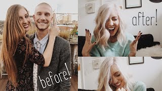 HAIR TRANSFORMATION  vlog [upl. by Leslie]