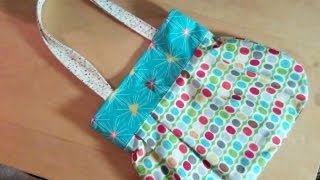 A fun reversible handbag for you to sew by Debbie Shore [upl. by Inwat]