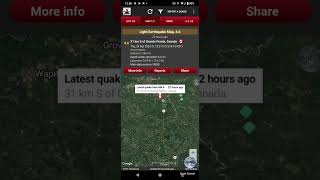 46 Earthquake Strikes Northern Alberta [upl. by Gardel501]