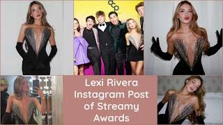 Lexi Rivera Instagram Post of Streamy Awards 2022 [upl. by Adaynek]