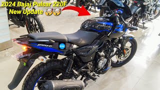 New 2024 Bajaj Pulsar 220F OBD2 BS7 On Road Price  Mileage New Update  Exhaust Sound [upl. by Snider]