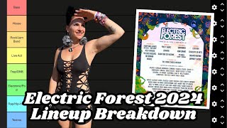 Ranking the Electric Forest 2024 Lineup by Genre [upl. by Norted591]