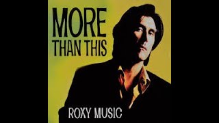 Roxy Music  More Than This G tuned No bass track  bassless  backing track [upl. by Dehnel]