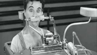 modern Times  Charlie Chaplin Eating Machinewmv [upl. by Aihcrop783]