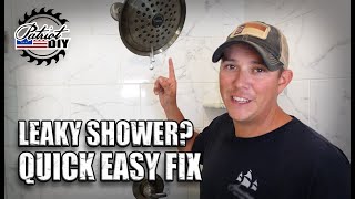 How To Fix a Leaking or Dripping Shower  DIY Replace Shower Cartridge [upl. by Onitram]