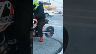 300cc MotorSwapped Grom with Nitrous Burnout stayriding grom motorcycle gromgang gromsquad [upl. by Keynes]