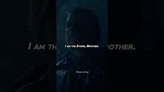 I am the Storm Brother gameofthrones gameofthronescharacter series [upl. by Esinned]