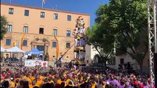 4de8c dels Castellers de Castelldefels a la sessió de Torredembarra del Concurs [upl. by Annunciata]