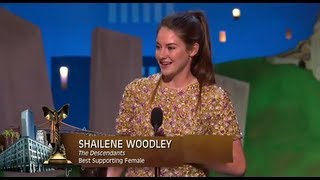 Best Supporting Female  Shailene Woodley [upl. by Naleek]